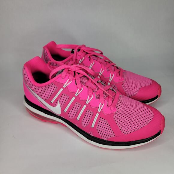 SOLD / NEW Nike Air Max Dynasty Running Shoes Pink Blast White Black Size 9 - Picture 2 of 11
